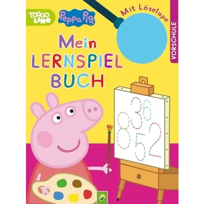Abbildung von Peppa Pig Mein Lernspielbuch Mit Löselupe. wutzig viel Spaß durch die Vorschulzeit: Für Kinder ab 4 Jahren (Kindergarten, Vorschule, Einschulung)