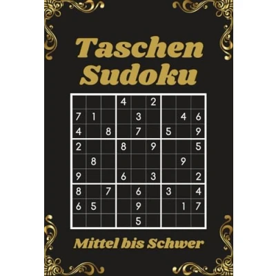 Abbildung von Taschen Sudoku: Sudoku für Erwachsene im DIN A6 Format, Kleines Buch mit 100 Rätseln von Mittel bis Schwer