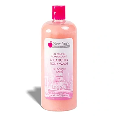 Abbildung von New York Fair &amp; Lovely Hautaufhellung Duschgel, 1000 ml, Hautaufhellung, für Männer und Frauen, mit Sheabutter Aprikose