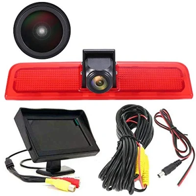 Abbildung von 「18mm Linse Top Qualität Rückfahrkamera + 4.3 Zoll TFT LCD Bildschirm Monitor」Bremsleuchte Auto Dach für VW Caddy Life 2K Facelift III Kasten 2KA Kombi Cross maxi Tdi dritte 3 2003 2014