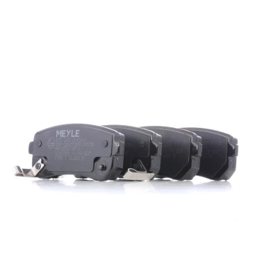 Abbildung von MEYLE 025 243 2015/W Bremsbelagsatz ORIGINAL Quality Hinterachse mit akustischer Verschleißwarnung Anti Quietsch Blech HYUNDAI: ix35