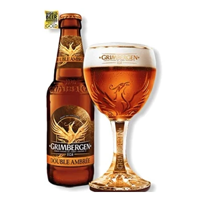 Abbildung von 24 Flaschen Belgisches Bier Grimbergen Double Ambrée 6,5% Alc