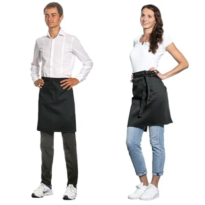 Abbildung von ZOLLNER Vorsteckerschürze 65% Polyester, 35% Baumwolle, Einheitsgröße, Schwarz