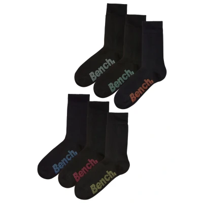 Abbildung von Bench. Socken, (Box, 6 Paar), mit verschiedenfarbigen Logos