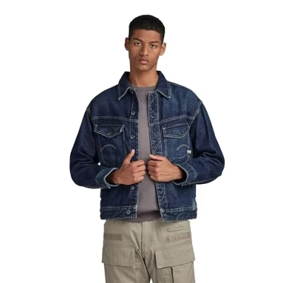 Abbildung von G Star Dakota Jacket Jeansjacke, Herren, Größe: Large, Himalayan blue