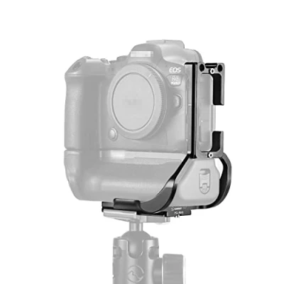 Abbildung von SUNWAYFOTO PCL R6IIG L Bracket für Canon EOS R6II mit Batteriegriff BG R10 Arca Swiss Schnellwechselplatte Winkel
