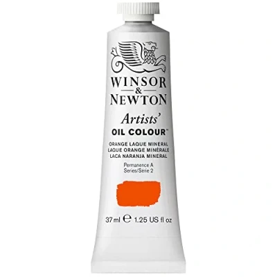 Abbildung von Winsor &amp; Newton 1214416 Artists Ölfarbe 37ml Tube, Künstler mit höchstmöglicher Pigmentierung, höchste Lichtechtheit Orange Minerallack