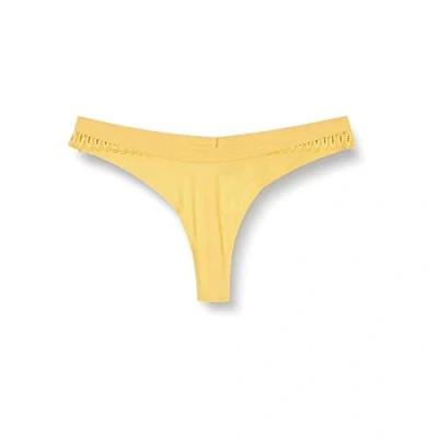 Abbildung von Triumph AURA Spotlighthigh LEG String, Damen, Größe: 44, Ochre