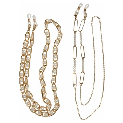 Abbildung von Urban Classics 2 PACK Halskette goldcoloured, Herren, Größe: One Size, Gold coloured