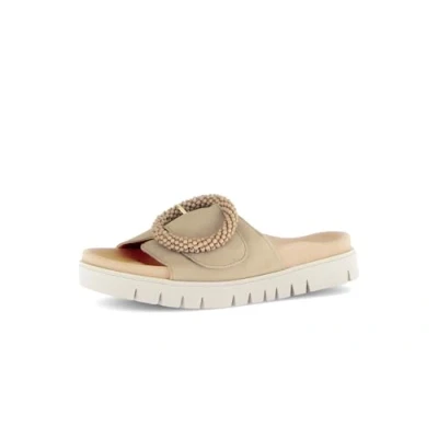 Abbildung von Gabor Pantolette flach, Damen, Größe: 39, Caramel Schuhe