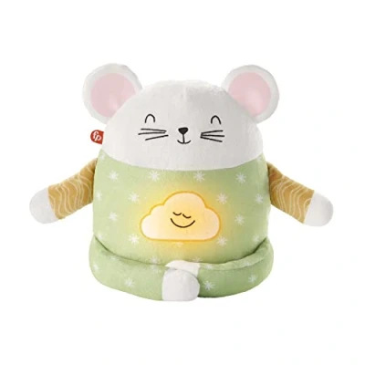Abbildung von Fisher Price® Plüschfigur Meditations Maus, Einschlafhilfe mit Nachtlicht &amp; Musik