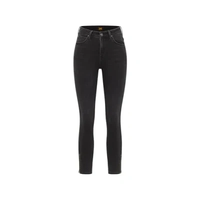 Abbildung von Lee Scarlett HIGH ZIP Jeans Skinny Fit, Damen, Größe: 29x33, True to black