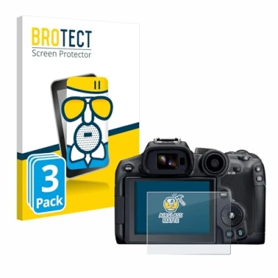Abbildung von BROTECT Entspiegelungs Schutzglas für Canon EOS R7 (3 Stück) Schutz Folie Panzerfolie Glas Matt [Extrem Kratzfest 9H, Anti Reflex, Fingerprint]