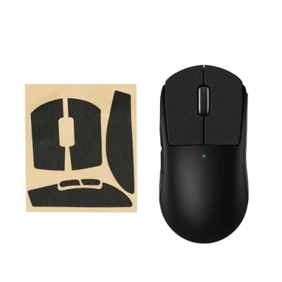 Abbildung von kwmobile Aufbewahrungstasche Gaming Maus Grip Tape für Logitech G Pro Wireless 2 / 3 (1 tlg), Rutschfestes Griffband PC Schwarz