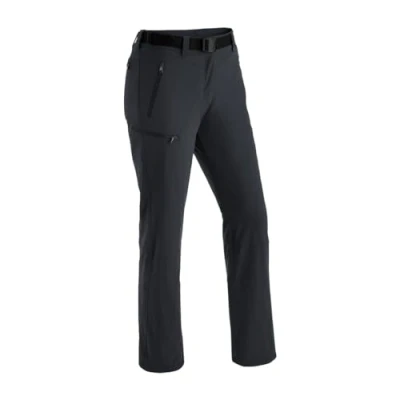 Abbildung von Maier Sports Rechberg Therm, Warme Damen Wanderhose, Wasserabweisende Outdoorhose für Trekking und Hiking, PFC frei, mTHERM light Wattierung, mSTRETCH Tec 4 &amp; Dryprotec, Schwarz, 23 (W38/L30)
