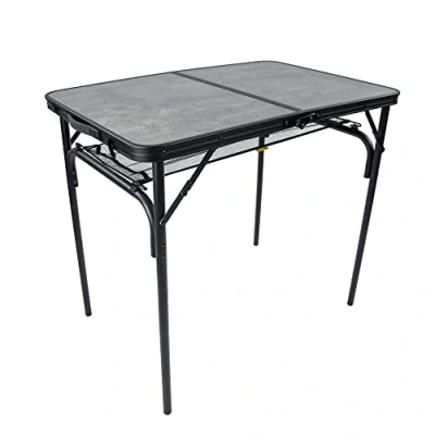 Abbildung von Bo Camp Northgate Tisch, Aluminium, Grau, 90x60 cm