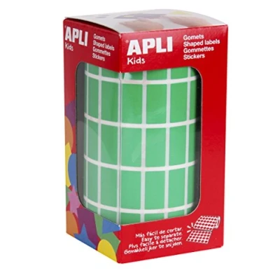 Abbildung von APLI Kids rechteckig 20 x 10 mm rectángulo grün