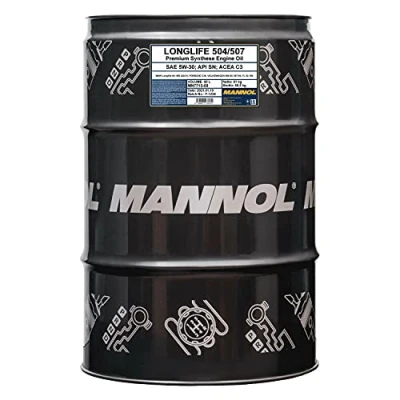 Abbildung von 60L Garagenfass, MANNOL 7715 LONGLIFE 5W 30 Motoröl Freigabe 504/507