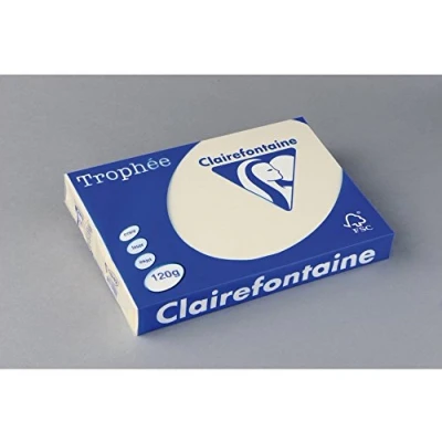 Abbildung von 5 x Clairefontaine Kopierpapier Trophee A4 120g/qm VE=250 Blatt sand