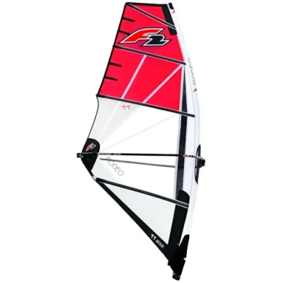 Abbildung von F2 Sale Windsurf Segel Rodeo 4.4qm Rot Modell 2022 NEU