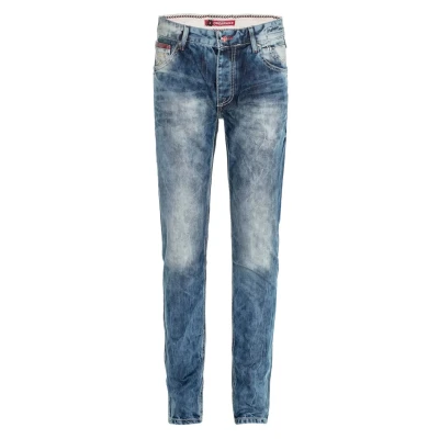 Abbildung von Cipo &amp; Baxx Jeans Slim Fit, Herren, Größe: 38x32, Blau