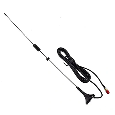 Abbildung von [Verbesserte] TengKo UT 106UV 144/430 MHz 3Db SMA Buchse Dual Band VHF + UHF Mini Auto Chuck Antenne Ham Radio für Walkies Talkies