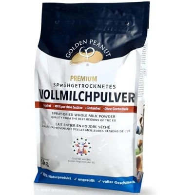 Abbildung von GOLDEN PEANUT Vollmilchpulver sprühgetrocknet 5 kg Pulver Milch Backen Eiscreme Krisenvorrat