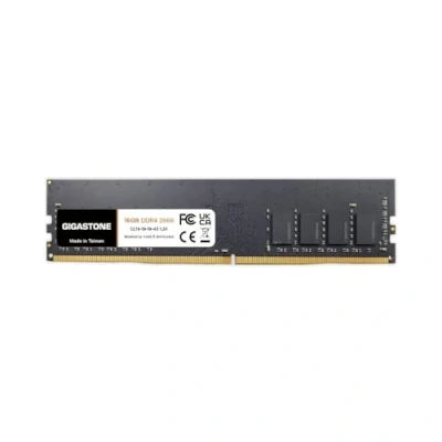 Abbildung von [DDR4 RAM] Gigastone Desktop RAM 16GB DDR4 2666MHz PC4 21300 CL19 1.2V UDIMM 288 Pin/Polig Ungepuffert Nicht ECC Computer Speicher (Nur PC Desktop)