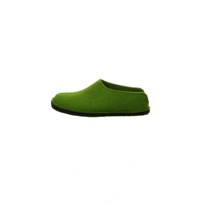 Abbildung von Haflinger Hausschuh, Damen, Größe: 44, Grün Schuhe