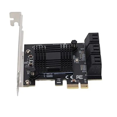 Abbildung von Annadue PCIe SATA Karte 6 Port,SATA Erweiterungskarte,SATA Controller Erweiterungskarte mit PCI Express Gen.3,Unterstützung für Gen III 6Gb/s Festplatte