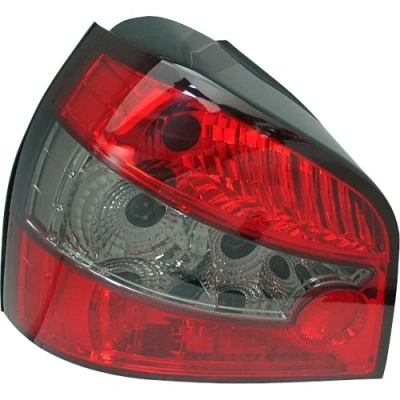 Abbildung von AUTO STYLE Satz Heckleuchten kompatibel mit Audi A3 8L 1996 2003 Rot/Smoke
