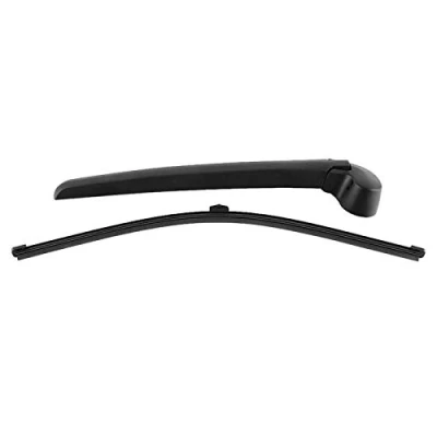 Abbildung von Scheibenwischer Hinten, Auto Heckscheibenwischerarm Wischblattsatz &amp; blatt Fit für A4 B8 2008 2013 (Schwarz)