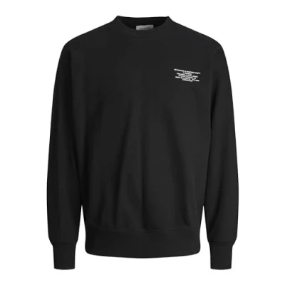 Abbildung von Jack &amp; Jones CREW NECK Sweatshirt, Herren, Größe: Small, Black