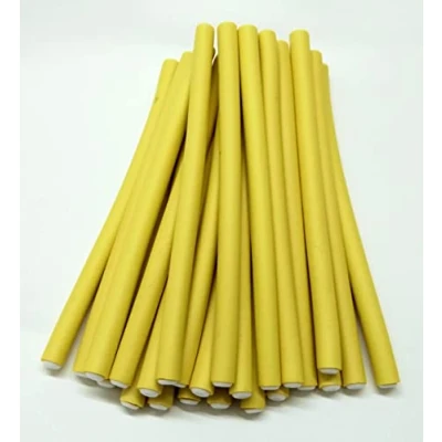 Abbildung von AKTION Restposten 2.Wahl Artikel Papilotten Flex Wickler Set nach Wahl 10 mm gelb (von deutschem Friseurbedarf Fachhändler!) (24 Stck. ohne Tasche)