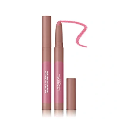 Abbildung von L&#039;Oréal Matte Lip Crayon Lippenstift 102 Caramel Blonde