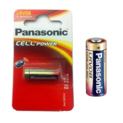 Abbildung von Panasonic LRV08 Alkaline Batterie car alarm (die meisten) 23AE / 23A. MN21.V23GA 33MAH 12V 28,9 x 10,3 mm, Gewicht: 6 g