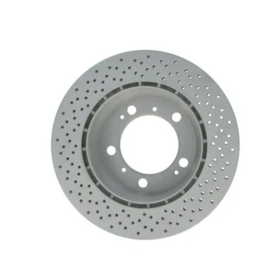 Abbildung von BOSCH 0 986 478 592 Bremsscheibe 299 24 5 130 gelocht, Belüftet beschichtet PORSCHE: 911 Cabrio, Coupe, Targa