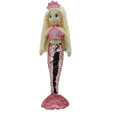 Abbildung von Sweety Toys Meerjungfrauenpuppe 11889 Stoffpuppe Meerjungfrau Prinzessin 70cm rosa