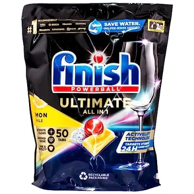 Abbildung von Finish Quantum Ultimate Spülmaschinentabs Zitrone 50 Tabletten