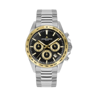 Abbildung von Jacques Lemans Liverpool Chronograph, Herren, Größe: One Size, Steel gold