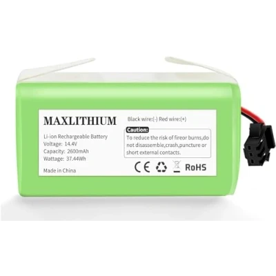 Abbildung von 14.4V 2600mAh Ersatzakku für Eufy RoboVac G10 G20 G30 G35 G40 Hybrid, 11 11S Max 12 15C 25C 30 30C 35C, Ecovacs Deebot N79 N79S DN622, Tesvor X500 Akku