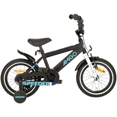 Abbildung von AMIGO Kinderfahrräder Jungen Speeder 14 Zoll 24 cm Rücktrittbremse
