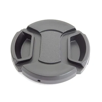 Abbildung von vhbw Universal Objektivdeckel 43 mm für Kamera Kunststoff Schwarz, mit Innengriff