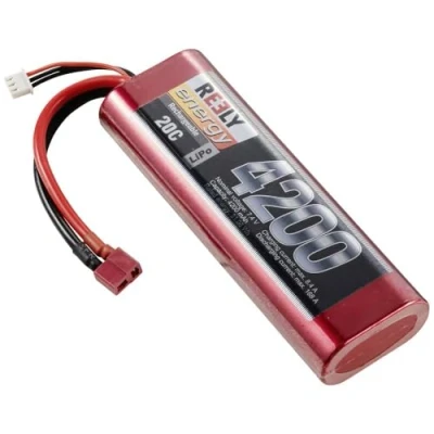 Abbildung von Reely Modellbau Akkupack (LiPo) 7.4 V 4200 mAh Zellen Zahl: 2 20 C Hardcase T Stecksystem (RE 7851471)