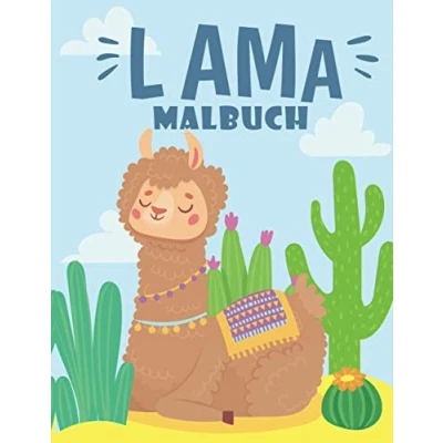 Abbildung von Lama Malbuch: Malbuch für Kinder Eine Sammlung von Malvorlagen: Aktivitätsbuch 4 12 Jährige