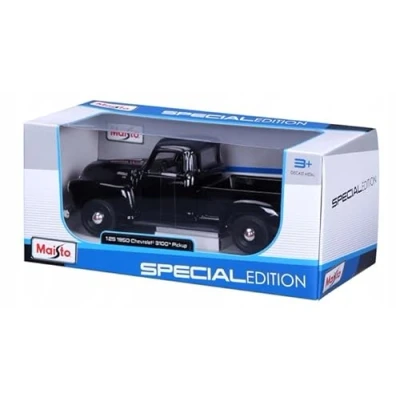 Abbildung von Maisto® Sammlerauto Ford F1 &#039;48 + FL Panhead &#039;48, 1:24, schwarz/grün, Maßstab (Set, 2 tlg), aus Metallspritzguss