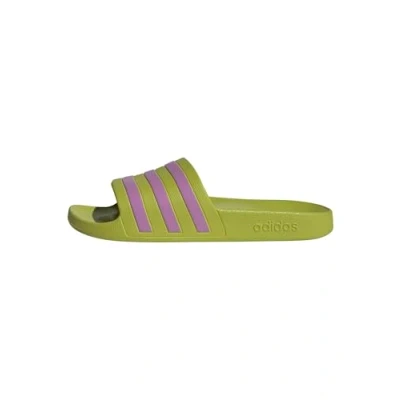 Abbildung von adidas Damen Adilette Aqua Slides, preloved lime/preloved purple/preloved lime, 40.5 EU