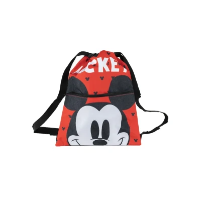 Abbildung von Mickey &amp; Minnie Turnbeutel Tagesrucksack für Kinder, Größe: One Size, Rot