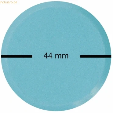 Abbildung von 5 x Eberhard Faber Farbtablette 44mm kobalttürkis hell