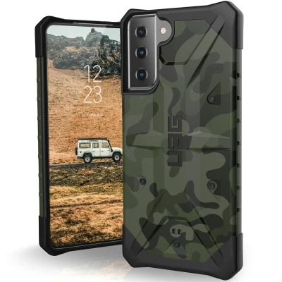 Abbildung von Samsung Galaxy S21 Plus Hülle Kunststoff UAG Hard Case/Backcover Handyhülle Grün Shockproof/Stoßfest